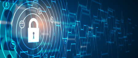 Cybersecurity and information or network protection. Future cyber technology web services for...