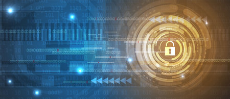 Cybersecurity and information or network protection. Future cyber technology web services for...