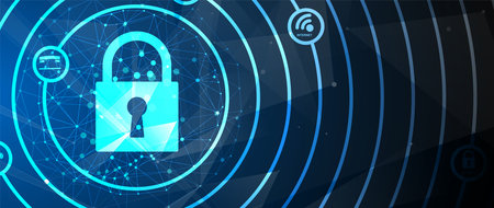 Cybersecurity and information or network protection. Future cyber technology web services for...