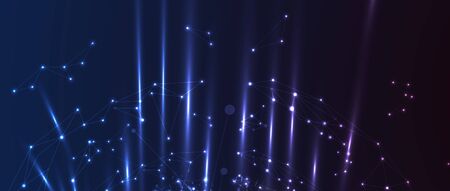 Technology innovation background, idea of global business solutionのイラスト素材