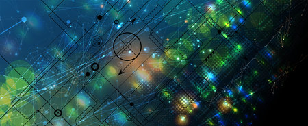 Technology innovation background, idea of global business solution