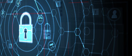 Cybersecurity and information or network protection. Future cyber technology web services for...