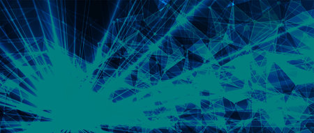 Quantum processing. Deep learning artificial intelligence. Future new technology  for business or...