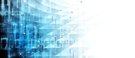 Technology innovation background, idea of global business solution