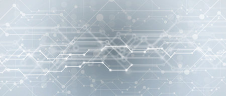 abstract structure circuit computer technology business background