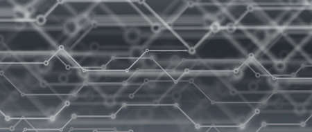 Abstract circuit board futuristic technology processing business backgroundのイラスト素材