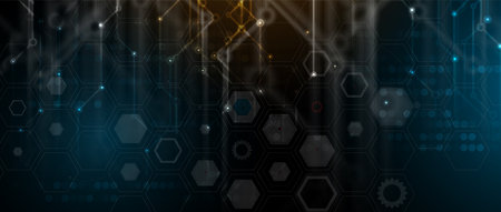 Technology innovation background, idea of global business solution