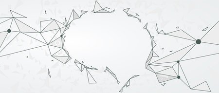 Abstract Artificial intelligence. Cloud computing. Machine learning. Technology web background....