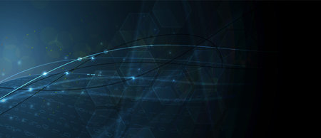 Abstract vector background. Futuristic technology style. Elegant background for business tech...
