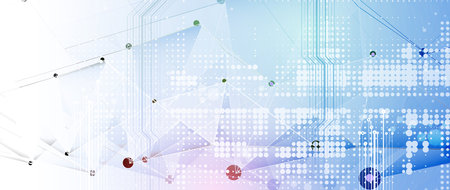 Technology innovation background, idea of global business solution