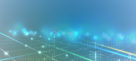 Technology innovation background, idea of global business solution