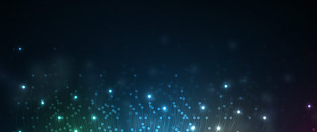 Concept for New Technology data Corporate Business & development background