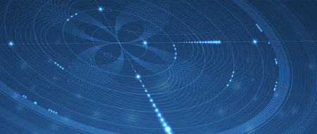 Abstract vector background. Futuristic technology style. Elegant background for business tech...
