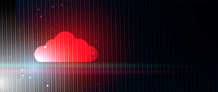 modern cloud technology. Integrated digital web concept background