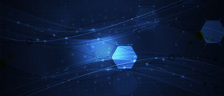 Technology innovation background, idea of global business solution