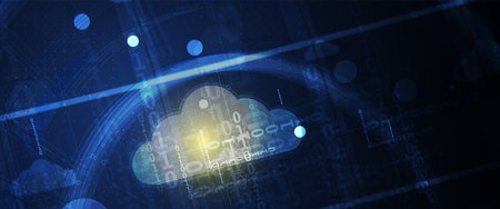 Technology innovation background, idea of global business solution