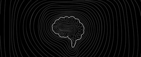 Conceptual technology illustration of artificial intelligence. Abstract futuristic background