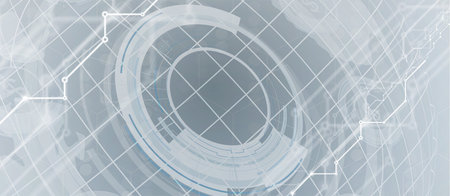 Abstract circuit board futuristic technology processing business background