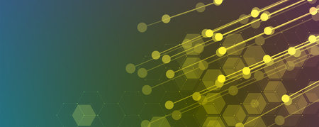 Quantum processing. Deep learning artificial intelligence. Future new technology  for business or...