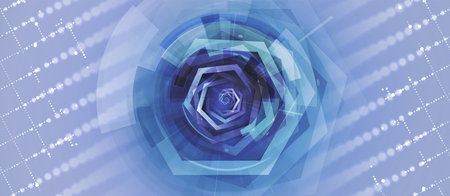 Abstract hexagon background. Technology poligonal design. Digital futuristic minimalism. Vector