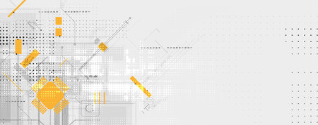 Abstract circuit board futuristic technology processing business background