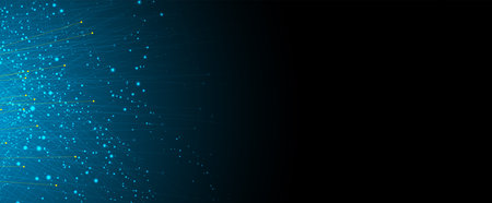 Quantum processing. Deep learning artificial intelligence. Future new technology  for business or...