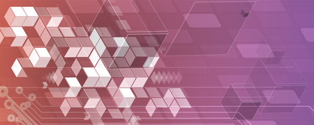 Conceptual technology illustration of artificial intelligence. Abstract futuristic background