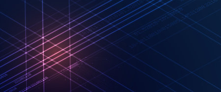 Technology innovation background, idea of global business solution