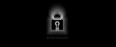 internet digital cyber security technology concept for business background.のイラスト素材