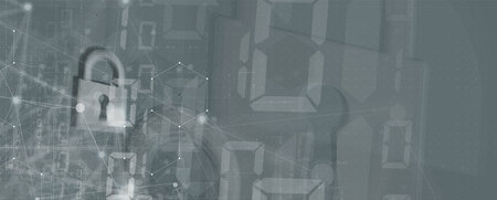 internet digital cyber security technology concept for business background.