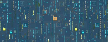 internet digital cyber security technology concept for business background.