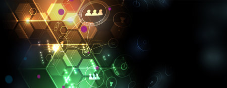 abstract futuristic fade computer technology business background