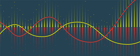 Abstract DNA technology. Science medical concept. Futuristic background.  Wireframe molecules structureのイラスト素材
