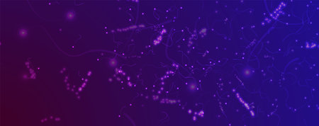 Quantum processing. Deep learning artificial intelligence. Future new technology  for business or...