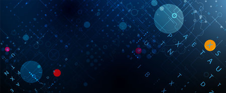 abstract structure circuit computer technology business backgroundのイラスト素材