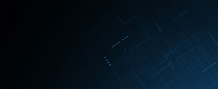 abstract structure circuit computer technology business backgroundのイラスト素材