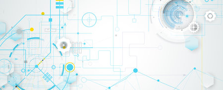 abstract futuristic fade computer technology business backgroundのイラスト素材