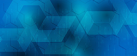 Abstract hexagon background. Technology polygonal design. Digital futuristic minimalism. Vector