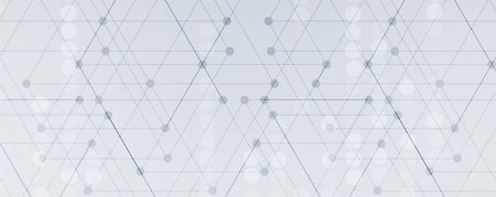 Geometric hexagon abstract background with simple polygonal elements. Medical, business, technology...