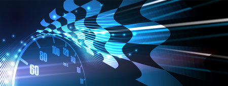 Racing speed background, vector illustration. Motion abstractのイラスト素材