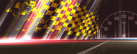 Racing speed background, vector illustration. Motion abstractのイラスト素材