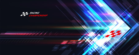 Racing speed background, vector illustration. Motion abstractのイラスト素材