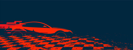 Racing speed background, vector illustration. Motion abstractのイラスト素材