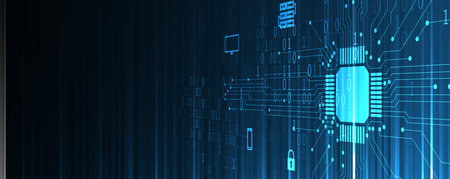 Modern cloud technology. Integrated digital web concept vector background