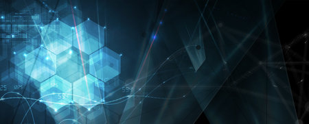 Abstract data background. Futuristic technology style. Elegant digital  background for business...