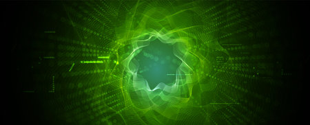 Abstract vector background. Futuristic technology style. Elegant background for business tech presentations. Vector Art.のイラスト素材
