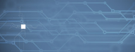 Technology abstract futuristic science background for internet business. Big data concept. Vector...