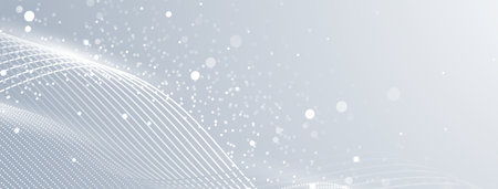 Technology abstract futuristic science background for internet business. Big data concept. Vector art.のイラスト素材