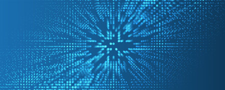 Technology abstract futuristic science background for internet business. Big data concept.