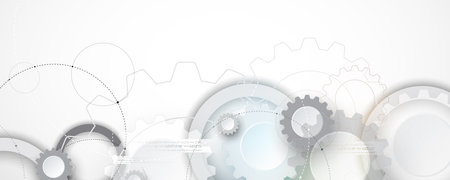 Concept for New Technology Corporate Business & development backgroundのイラスト素材